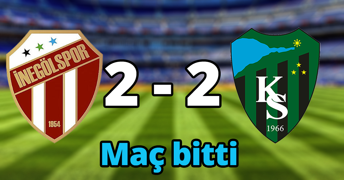 İnegölspor  2-2  Kocaelispor