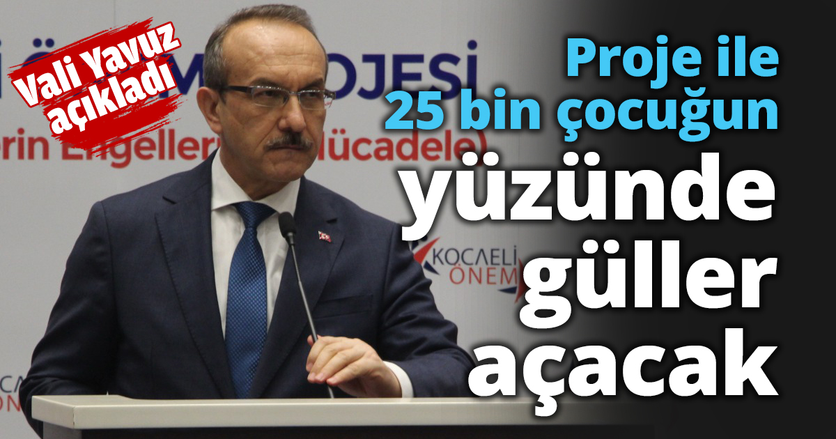 Proje ile 25 bin çocuğun yüzünde güller açacak