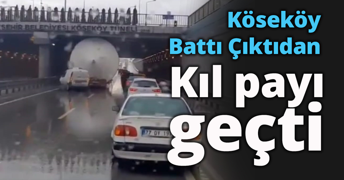 Köseköy Battı Çıktıdan Kıl payı geçti
