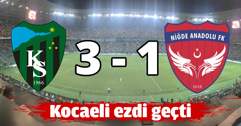 Kocaeli ezdi geçti