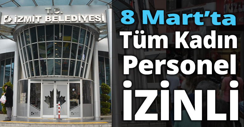 İzmit Belediyesi'nden bir ilk!