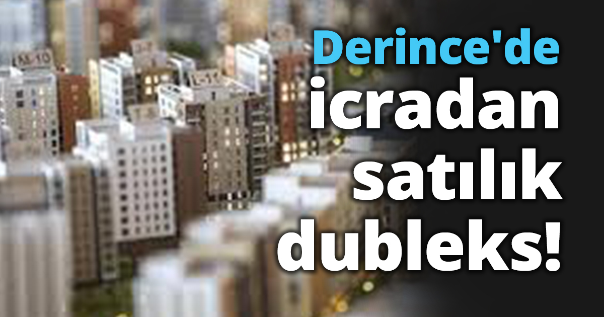Derince'de 3+1 icradan satılık dubleks!