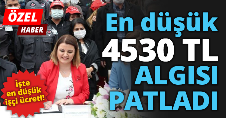 İzmit Belediyesinde en düşük 4530 TL algısı patladı