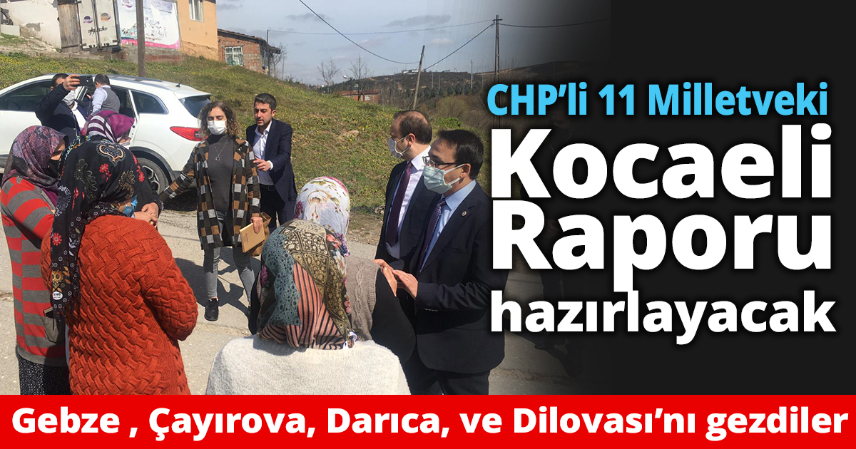 Chp Milletvekiilerinden  Çayırova Sazlıdereye Çıkarma