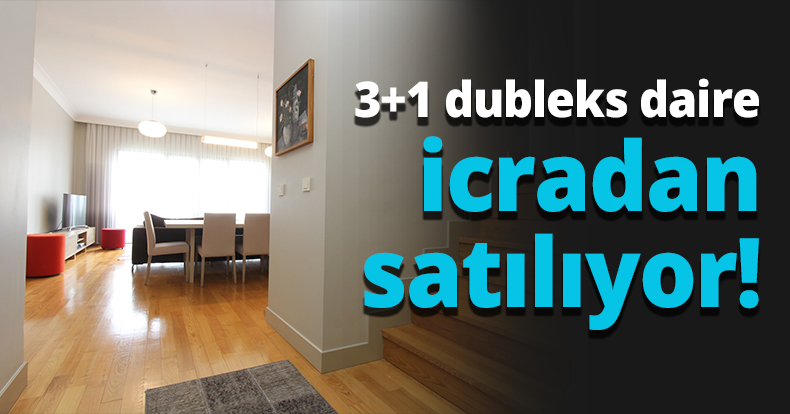 3+1 dubleks daire icradan satılıyor!