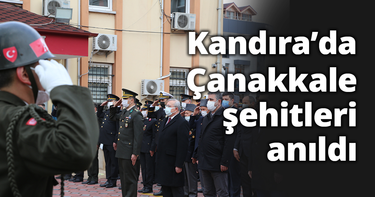 Kandıra’da Çanakkale şehitleri anıldı