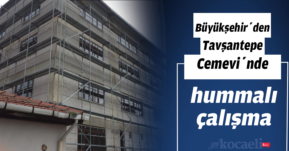 Tavşantepe Cemevi’nde hummalı çalışma