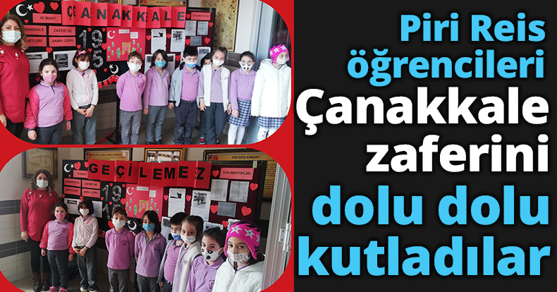 Gölcük Piri Reis İlkokulu öğrencileri Çanakkale zaferini dolu dolu kutladılar 