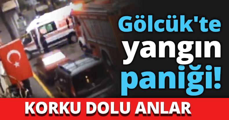 Gölcük'te yangın paniği!