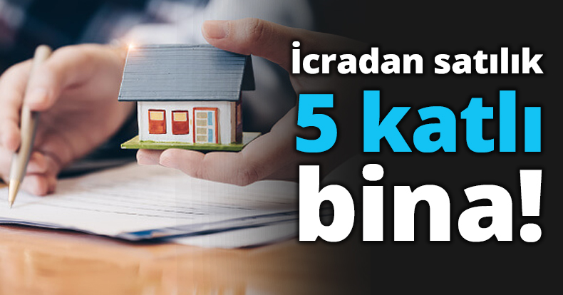 İcradan satılık 5 katlı bina!