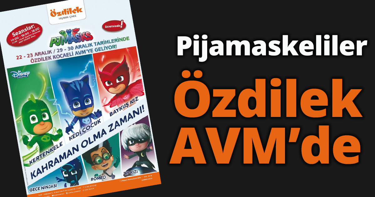 Pijamaskeliler Özdilek AVM’de