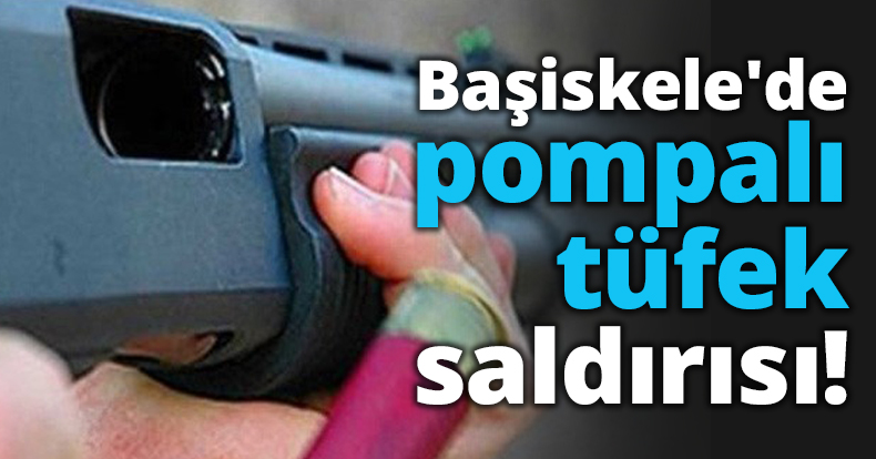 Başiskele'de pompalı tüfek saldırısı!