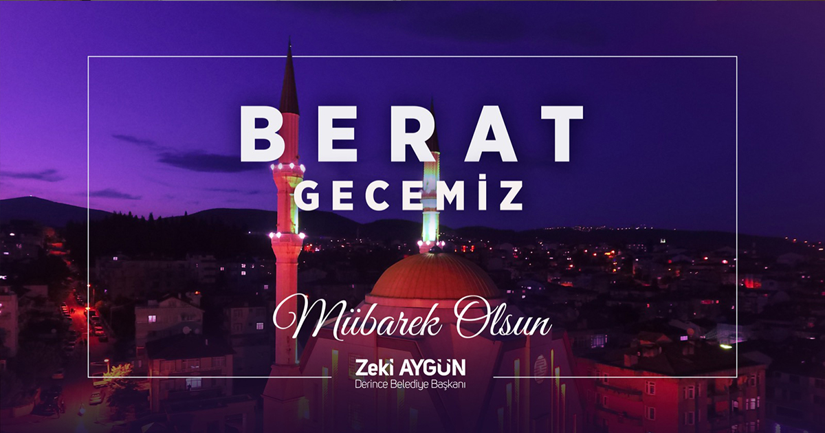 Başkan Aygün´den Berat Kandili Mesajı