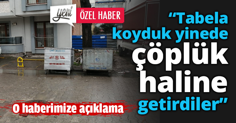 Göksu: Tabela koyduk yinede çöp haline getirdiler