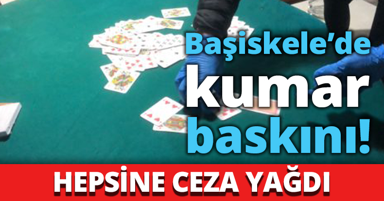 Başiskele’de kumar baskını!