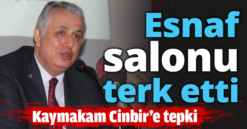 Esnaf salonu terk etti