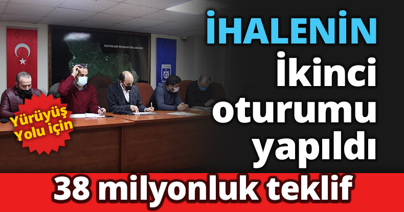 İHALENİN İKİNCİ OTURUMU YAPILDI