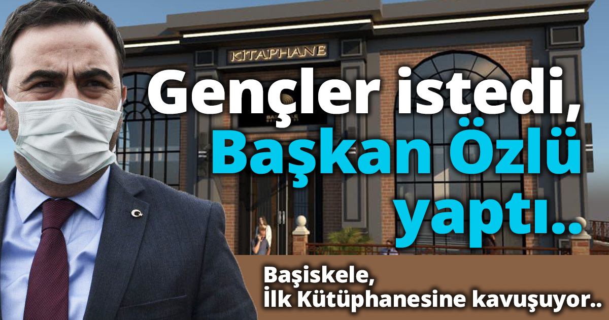 Başkan Özlü Başiskele’nin İlk Halk Kütüphanesindeki Çalışmaları İnceledi
