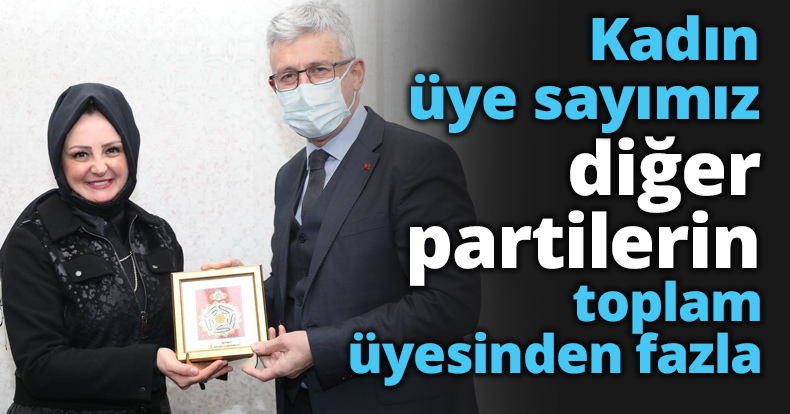 Ellibeş: Kadın üye sayımız diğer partilerin toplam üyesinden fazla