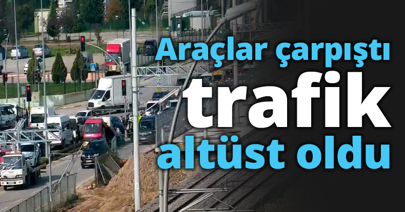 İzmit’te trafiği altüst eden kaza