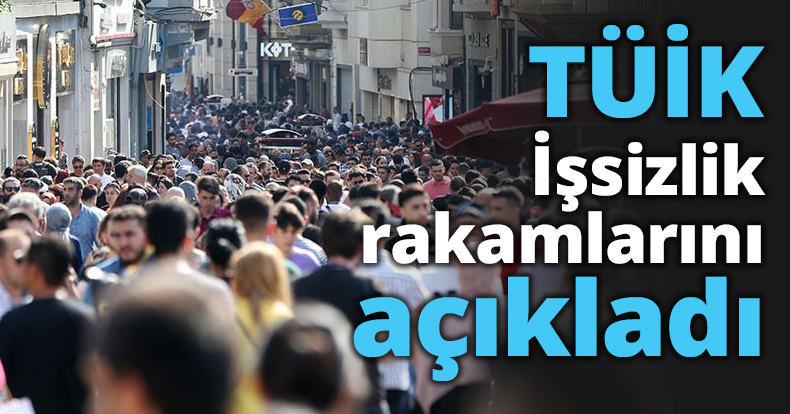 TÜİK İşsizlik rakamlarını açıkladı