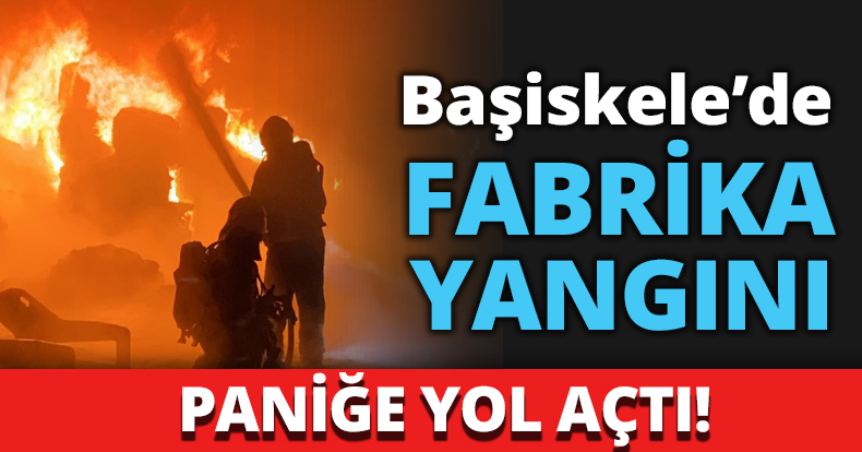Başiskele’de FABRİKA YANGINI