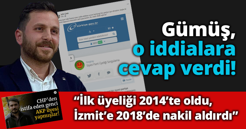 AK Parti’den Sefa Çıtak’la ilgili açıklama:  “İlk üyeliği 2014’te oldu, İzmit’e 2018’de nakil aldırdı”