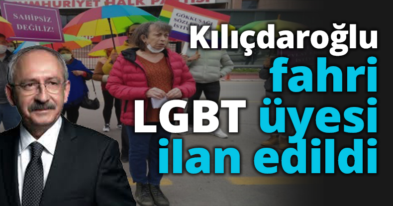 Kemal Kılıçdaroğlu fahri LGBT üyesi ilan edildi.