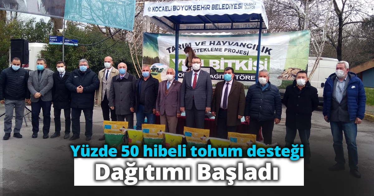 Büyükşehir’in yüzde 50 hibeli tohum desteği çiftçilere ulaştırılmaya başlandı