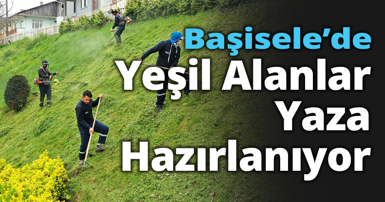 Başisele’de Yeşil Alanlar Yaza Hazırlanıyor