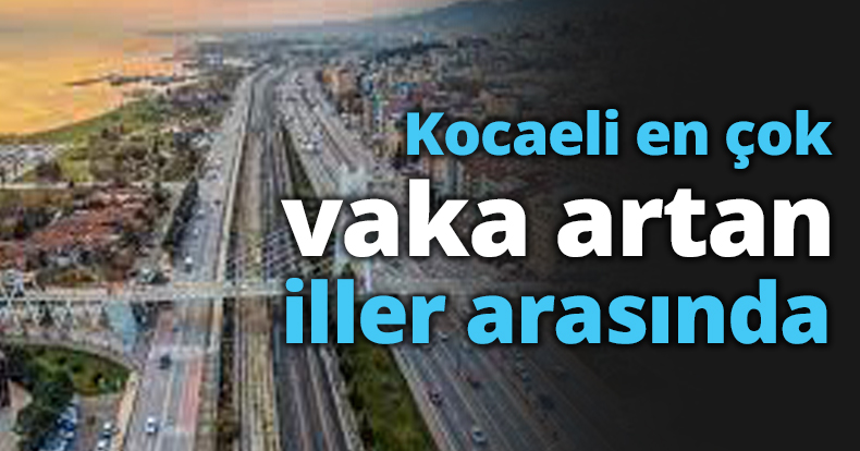 Kocaeli en çok vaka artan iller arasında