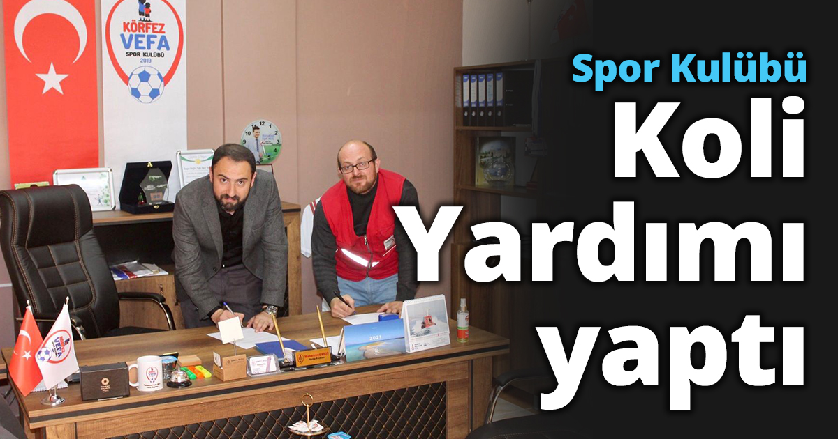 Spor Kulübü koli Yardımı yaptı