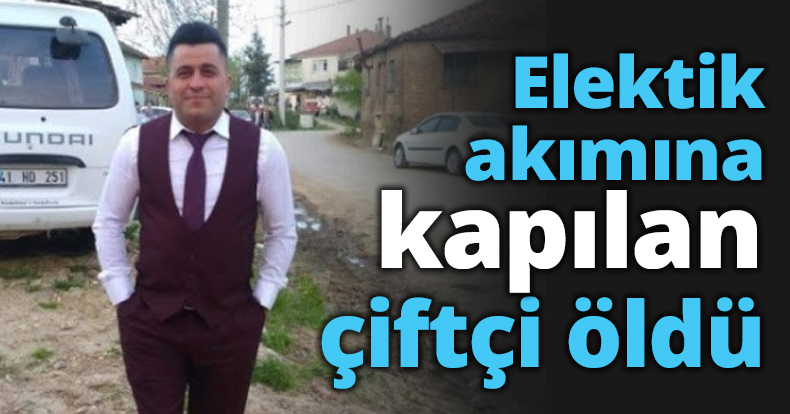 Elektik akımına kapılan çiftçi öldü