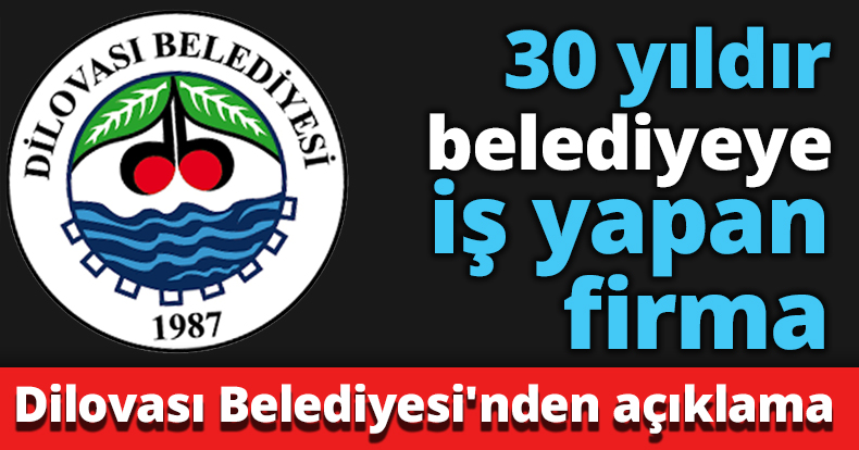 30 yıldır belediyeye iş yapan firma