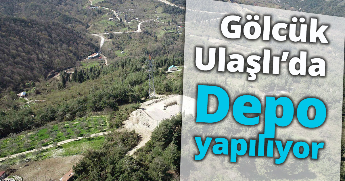 Gölcük Ulaşlı’da depo yapılıyor