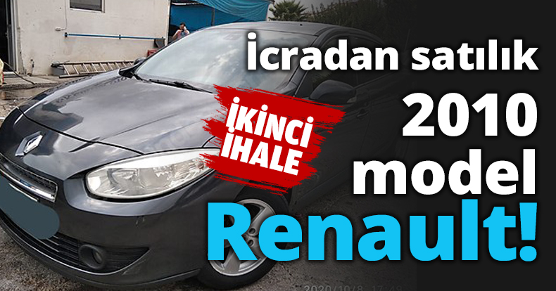 İcradan satılık 2010 model Renault!
