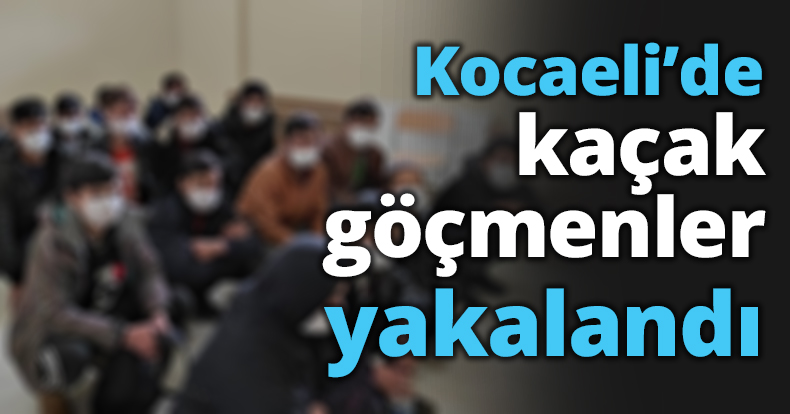 Kocaeli’de kaçak göçmenler yakalandı