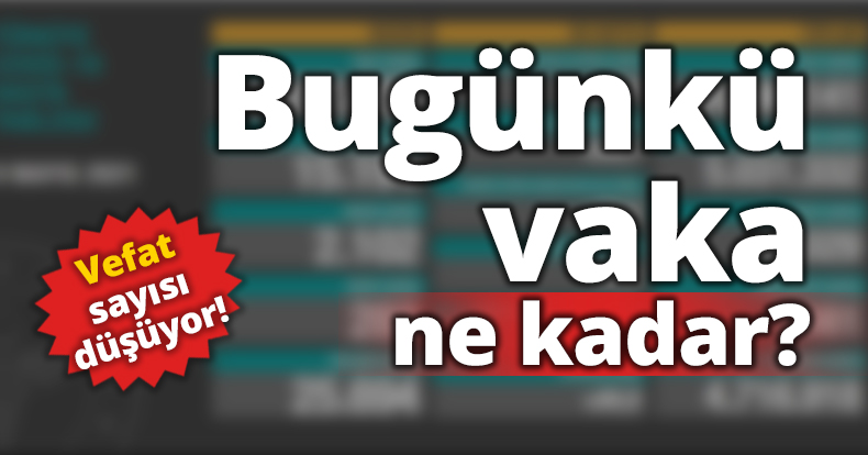 Bugünkü vaka ne kadar?