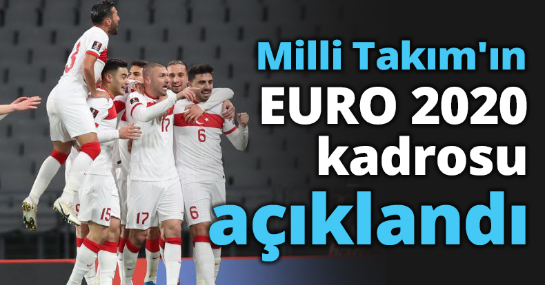 Milli Takım'ın EURO 2020 kadrosu açıklandı