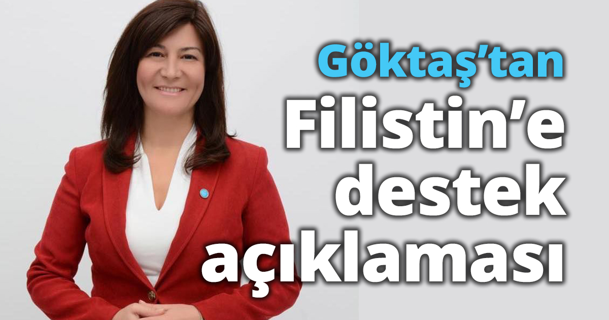 Göktaş’tan Filistin’e destek açıklaması