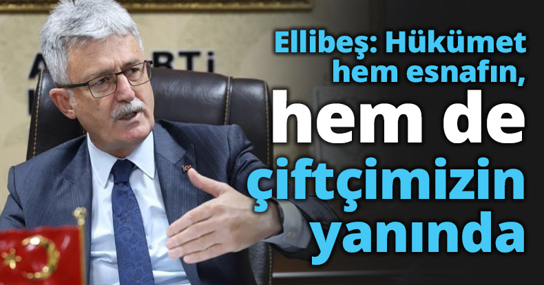 Ellibeş: Hükümet hem esnafın, hem de çiftçimizin yanında