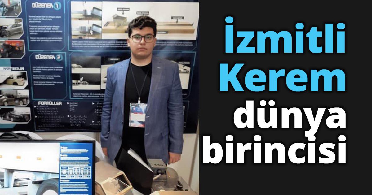 İzmitli Kerem Bayhan dünya birincisi