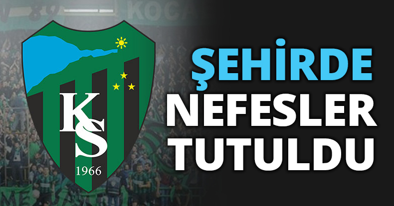 ŞEHİRDE NEFESLER TUTULDU
