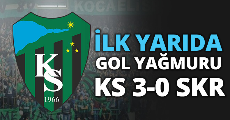 İLK YARIDA GOL YAĞMURU