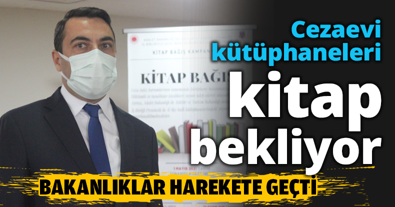 Cezaevi kütüphaneleri kitap bekliyor