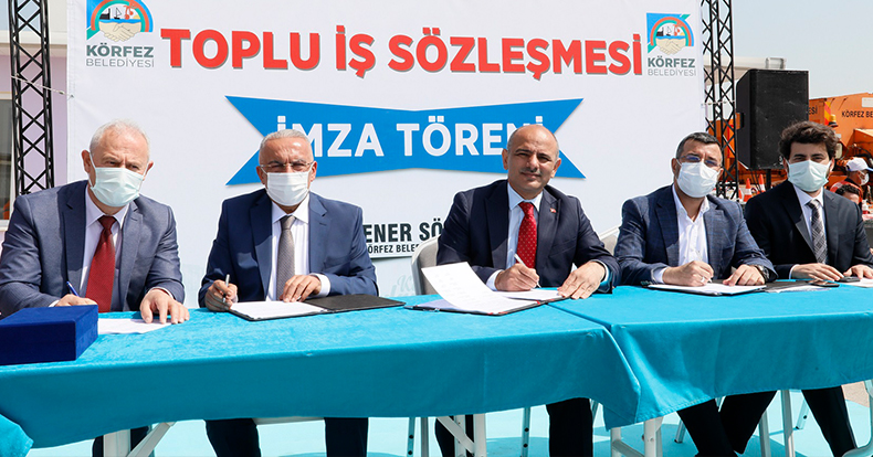 Körfez işçisine sözleşme farkları ödendi