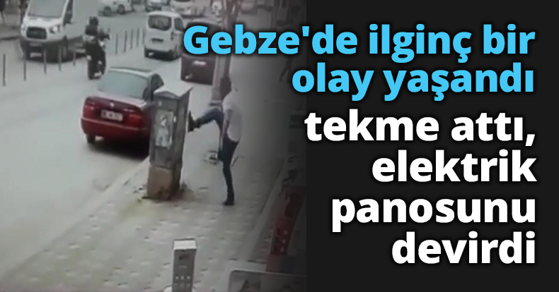 Gebze'de ilginç bir olay yaşandı.