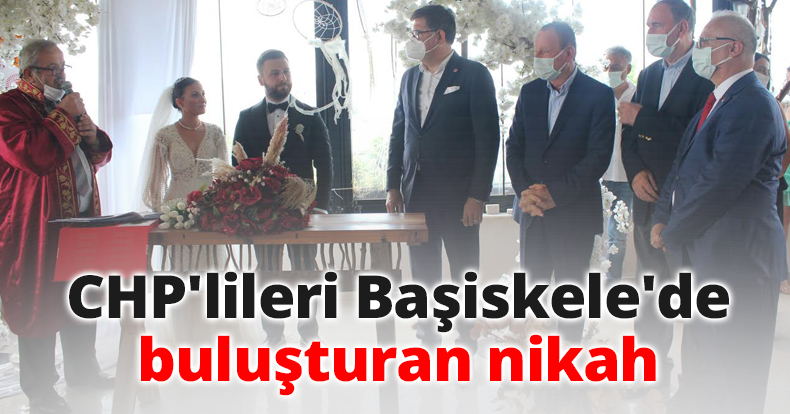 CHP'lileri Başiskele'de buluşturan nikah