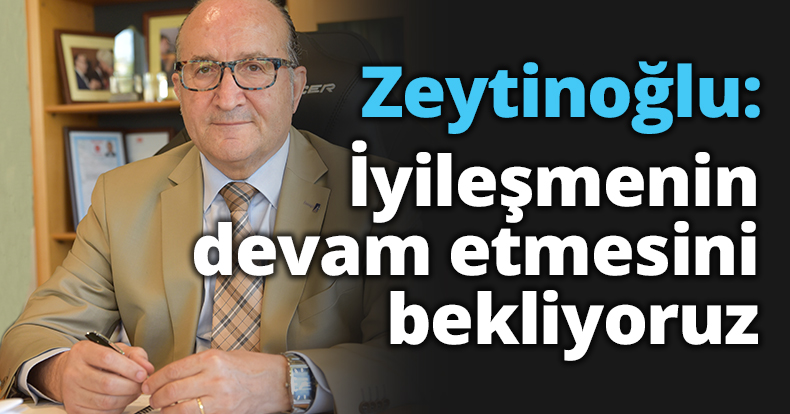 Zeytinoğlu: İyileşmenin devam etmesini bekliyoruz