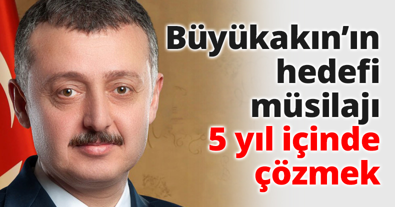 Büyükakın’ın hedefi müsilajı 5 yıl içinde çözmek